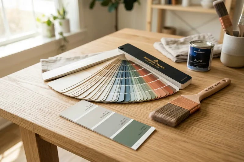 Kleur- en verfadvies met professionele verfwaaier